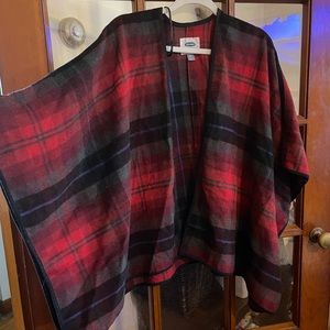 Old Navy Plaid Poncho